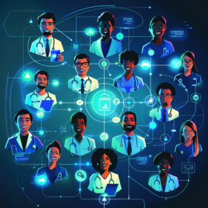 A number of doctor photos around the world.