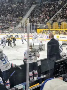 KHL in game play.