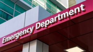 Emergency department of hospital working with telepsychiatry companies